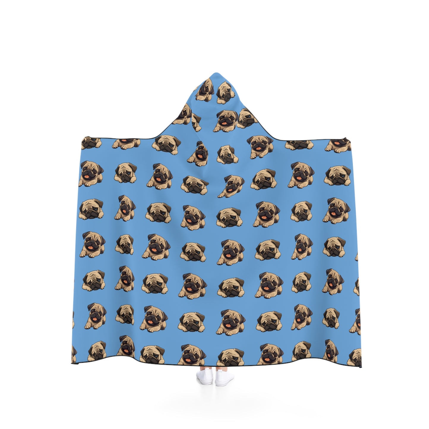 Custom Pet Cartoon Youth Hooded Blanket